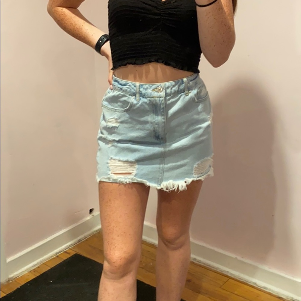 Denim skirt